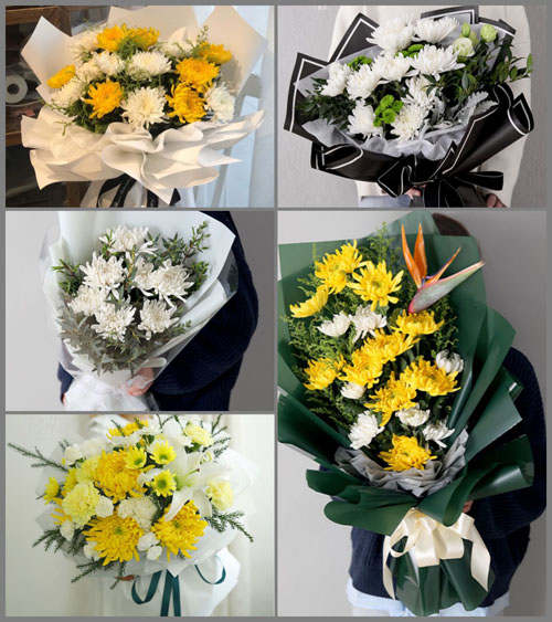 四川绵阳游仙区太平镇白事花束代送